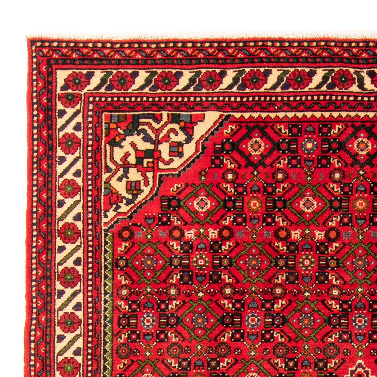 Alfombra persa - Nómada - 204 x 155 cm - rojo