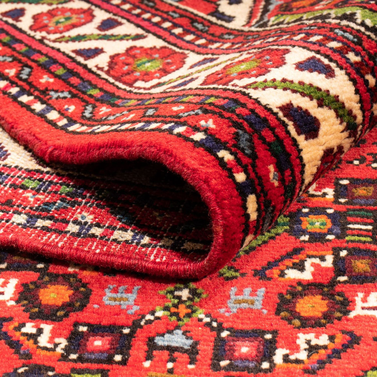 Alfombra persa - Nómada - 204 x 155 cm - rojo