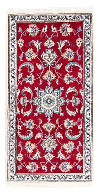 Alfombra persa - Nain - 140 x 68 cm - rojo