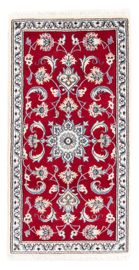Alfombra persa - Nain - 140 x 68 cm - rojo