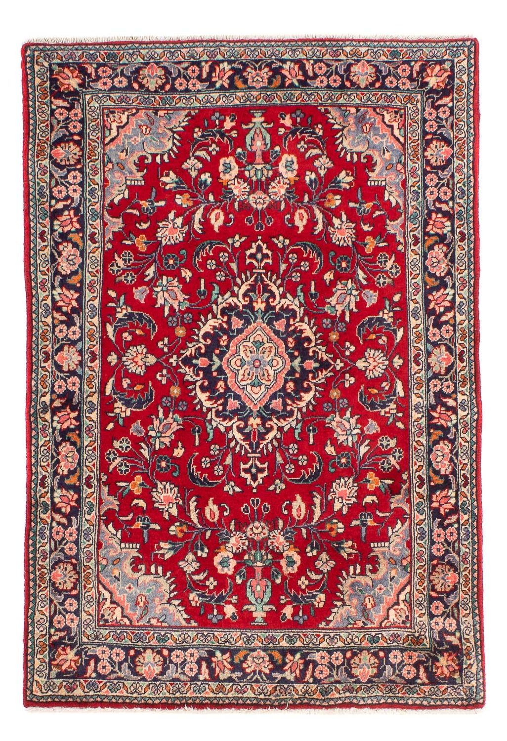 Alfombra persa - Bidjar - 125 x 81 cm - rojo