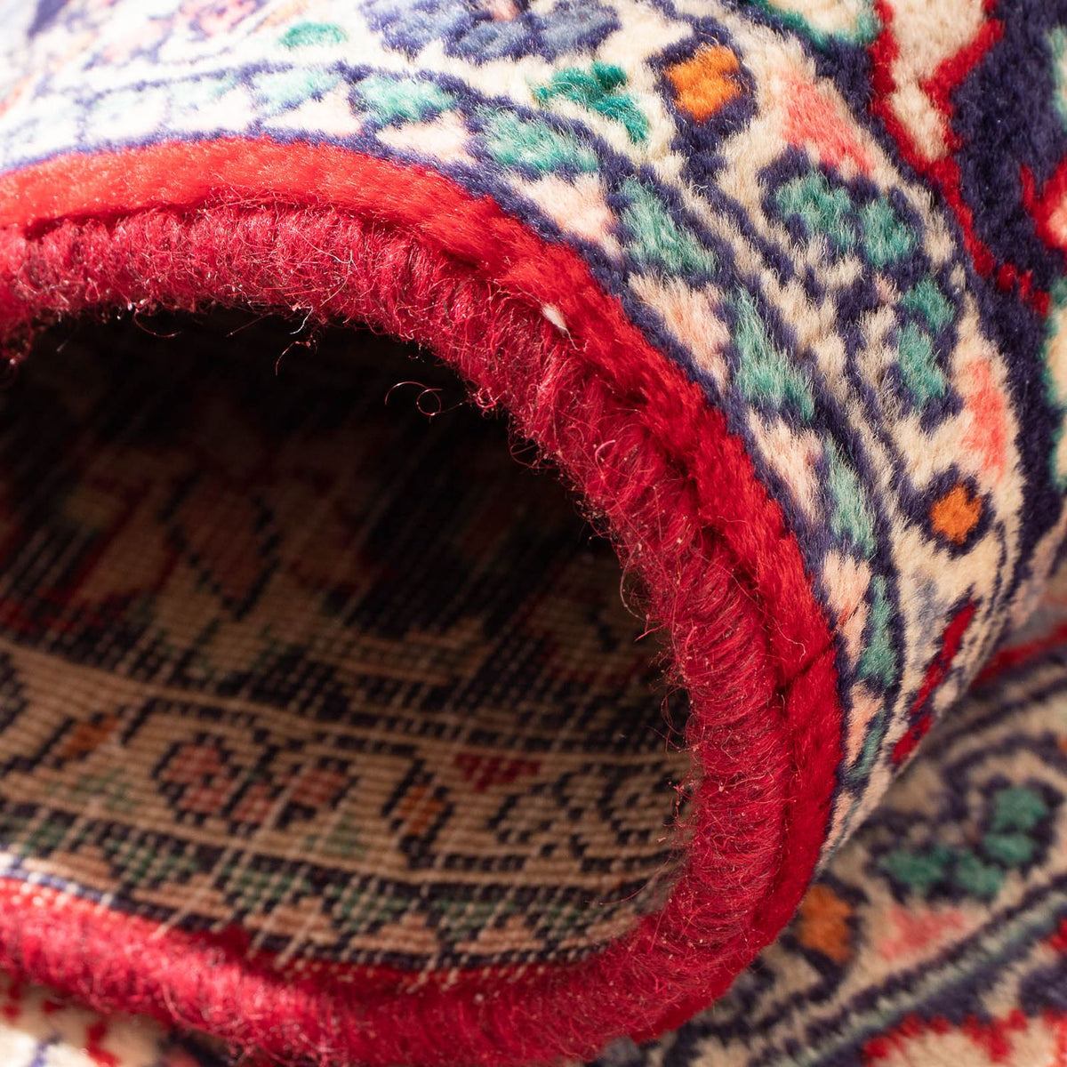 Alfombra persa - Bidjar - 125 x 81 cm - rojo