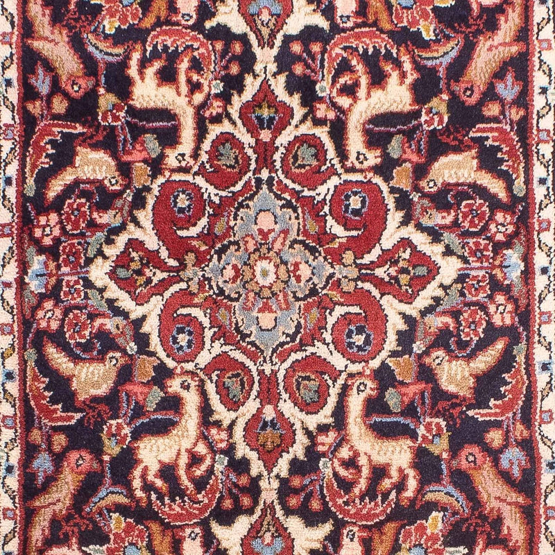 Alfombra persa - Clásica - 127 x 82 cm - azul oscuro