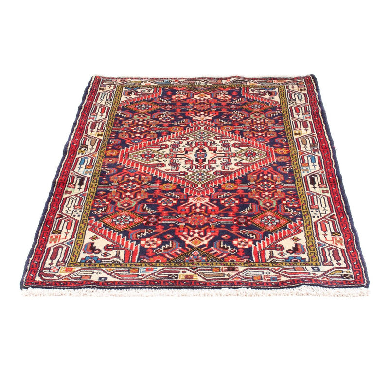 Alfombra persa - Nómada - 125 x 80 cm - azul oscuro