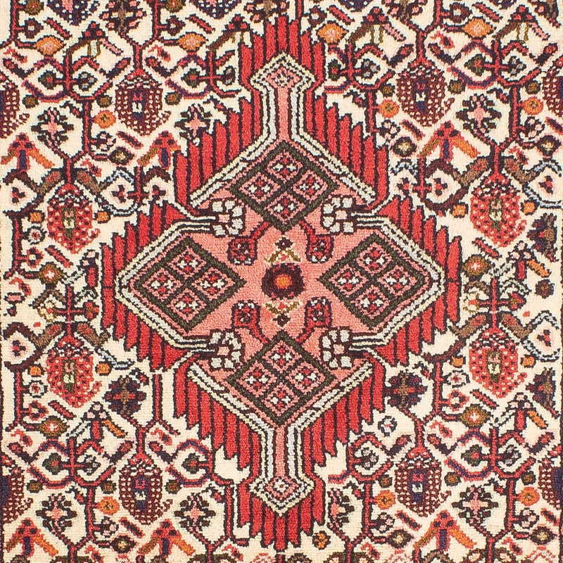 Alfombra persa - Nómada - 131 x 72 cm - beige