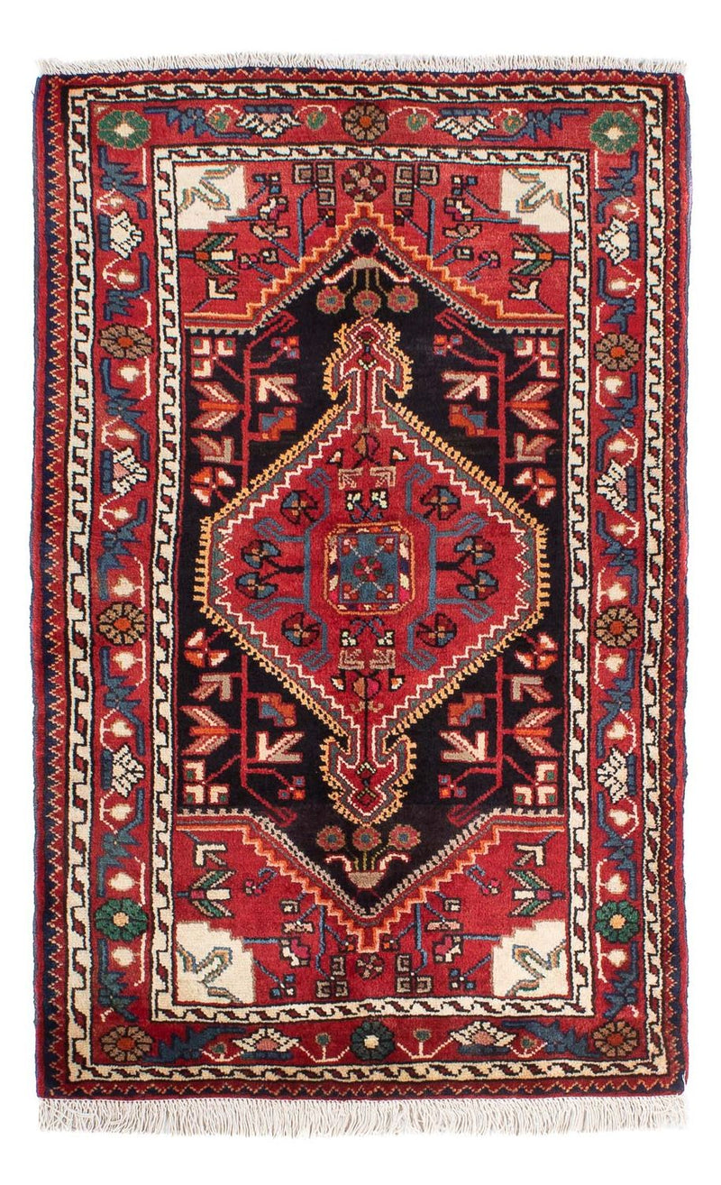 Alfombra persa - Nómada - 136 x 82 cm - azul oscuro