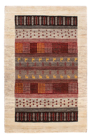 Alfombra Gabbeh - Loribaft Persa - 128 x 84 cm - multicolor