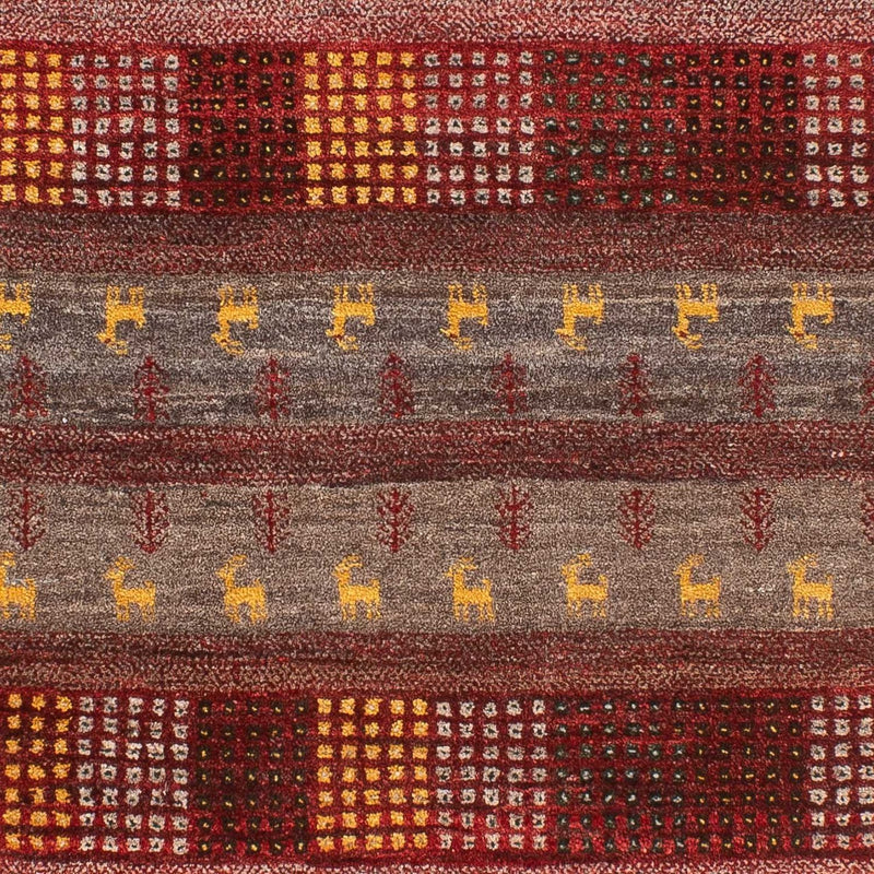 Alfombra Gabbeh - Loribaft Persa - 128 x 84 cm - multicolor