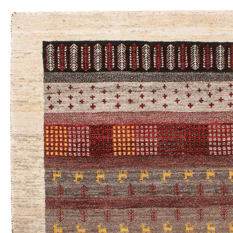 Alfombra Gabbeh - Loribaft Persa - 128 x 84 cm - multicolor