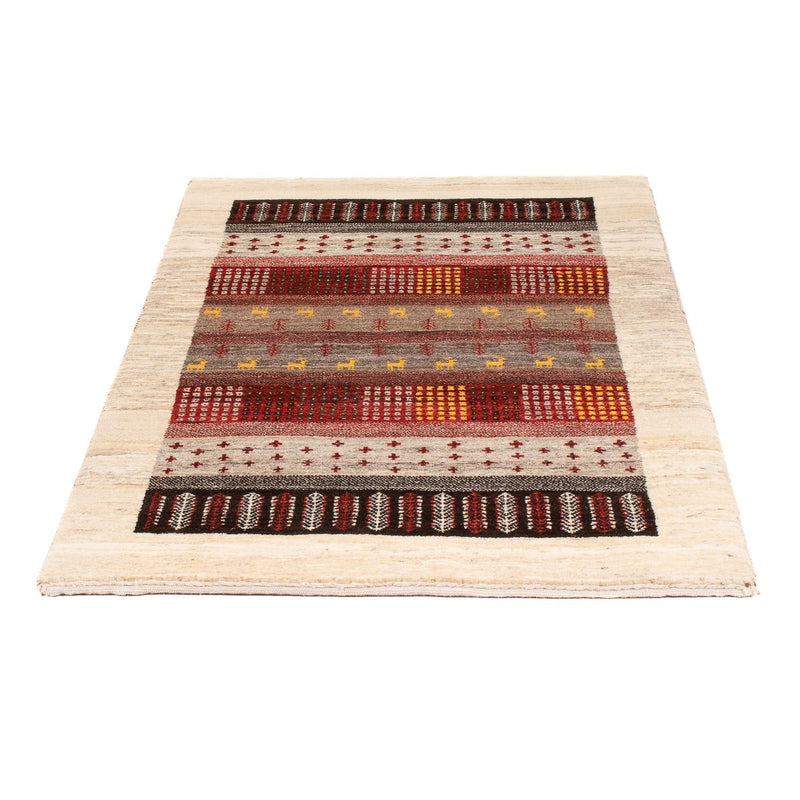 Alfombra Gabbeh - Loribaft Persa - 128 x 84 cm - multicolor