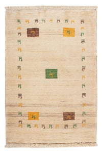 Alfombra Gabbeh - Loribaft Persa - 123 x 85 cm - multicolor