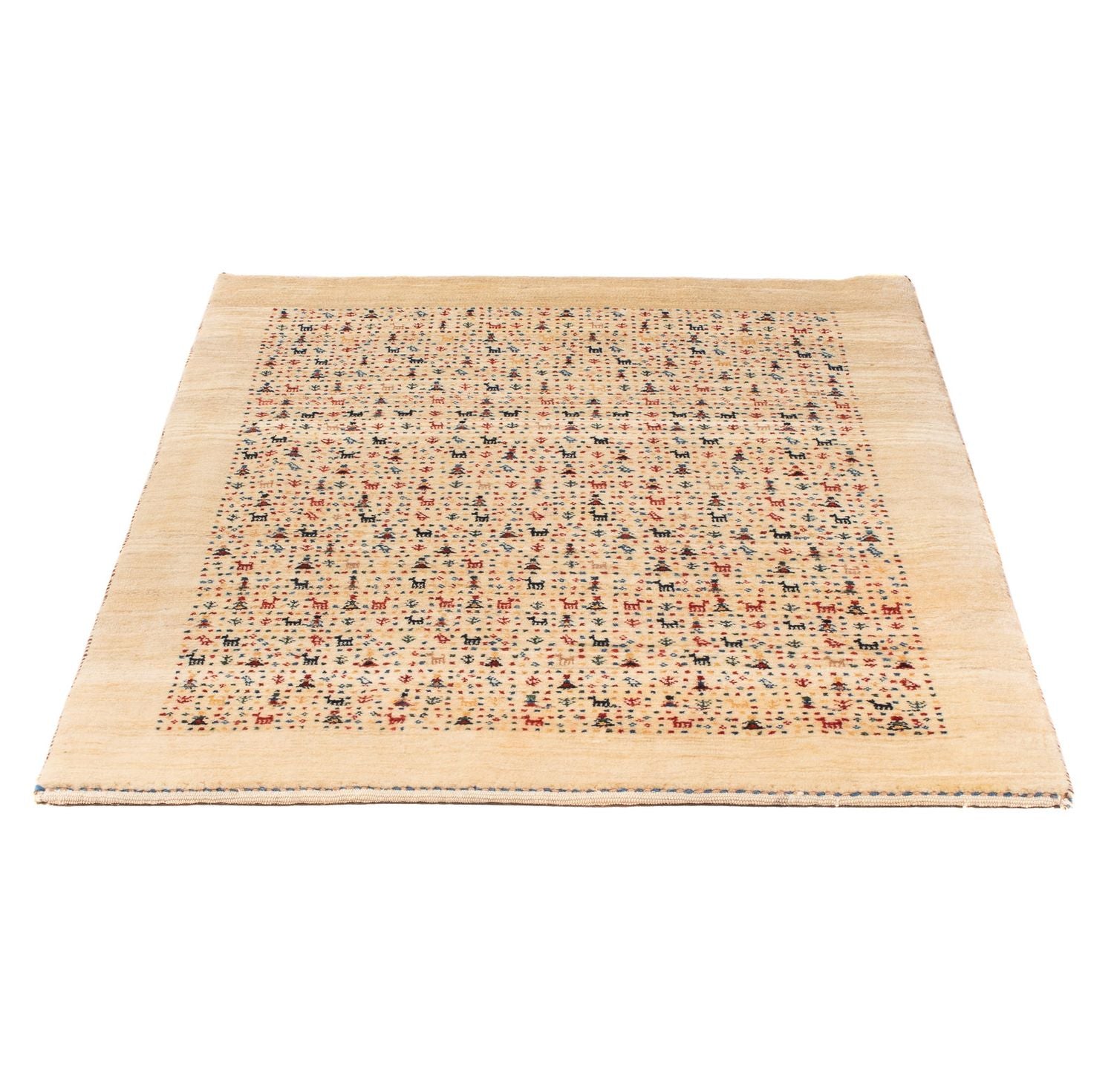 Alfombra Gabbeh - Loribaft Persa - 120 x 87 cm - multicolor