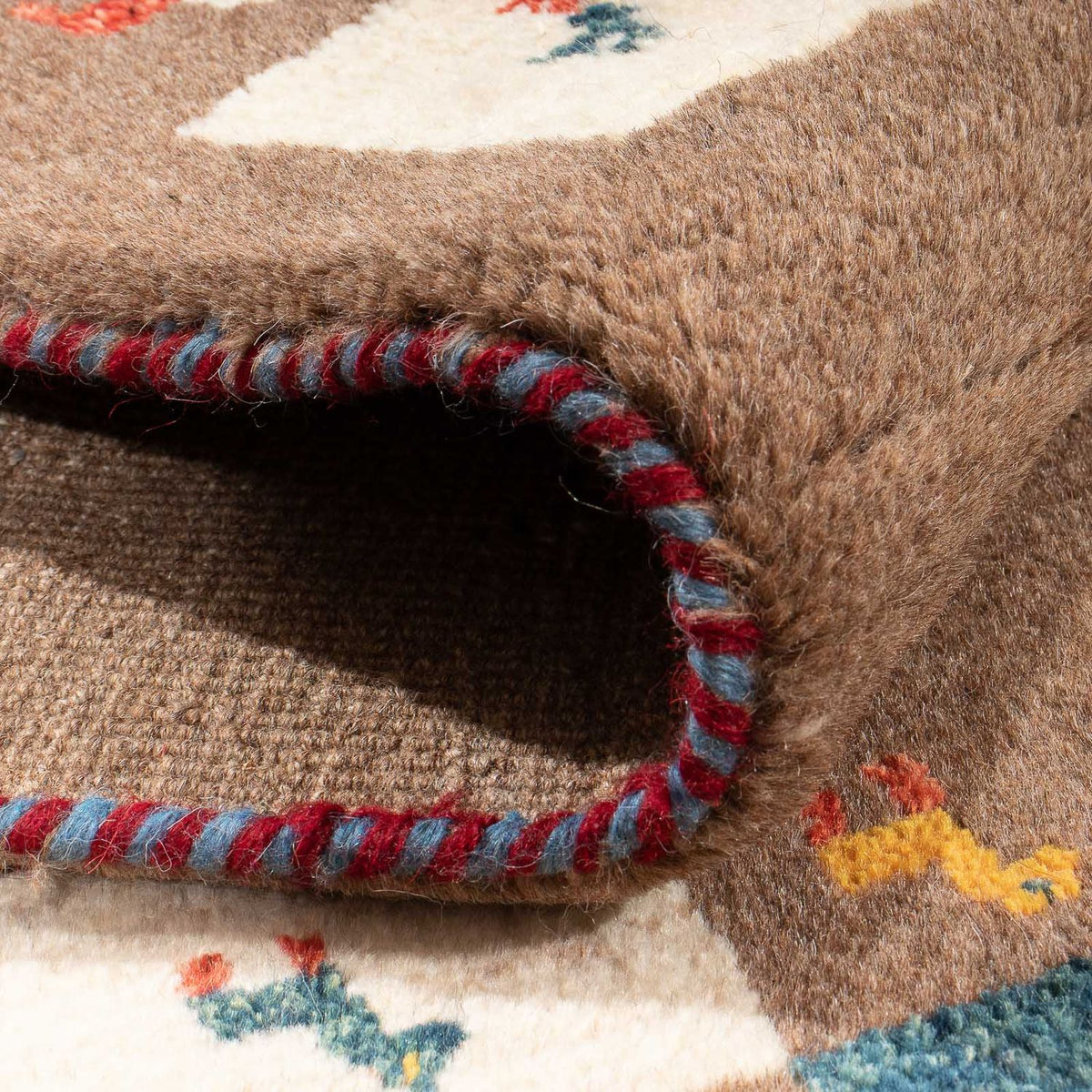 Alfombra Gabbeh - Persa - 139 x 82 cm - marrón