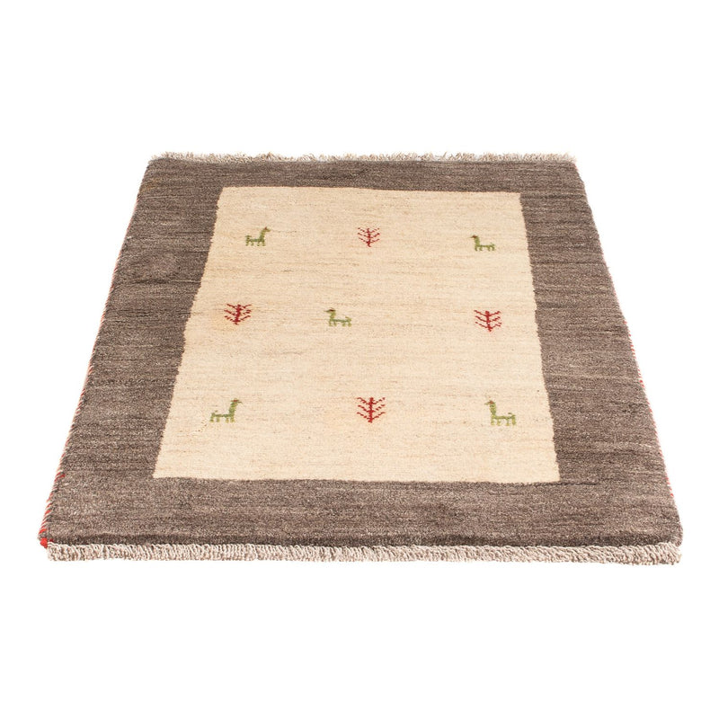 Alfombra Gabbeh - Persa - 125 x 77 cm - natural