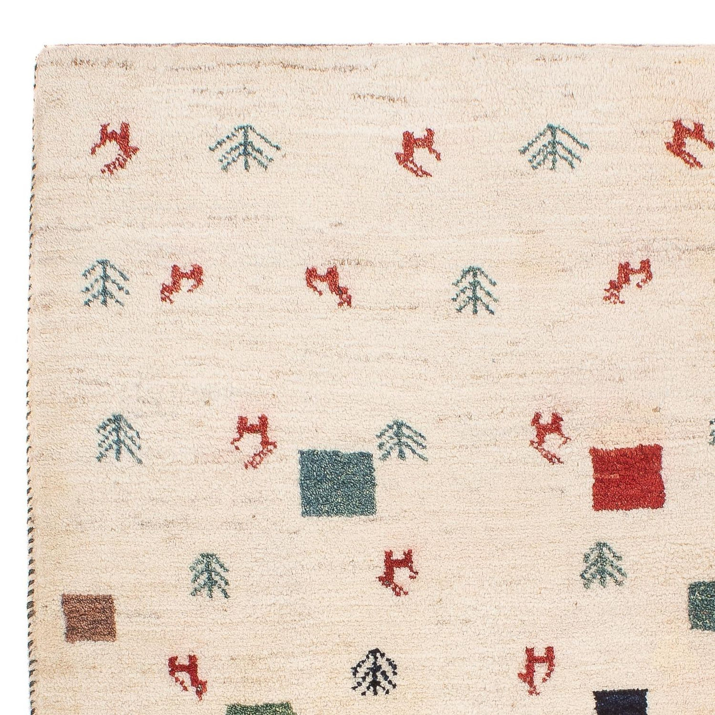 Gabbeh persa Alfombra 124x83cm - Perserteppich Wollteppich