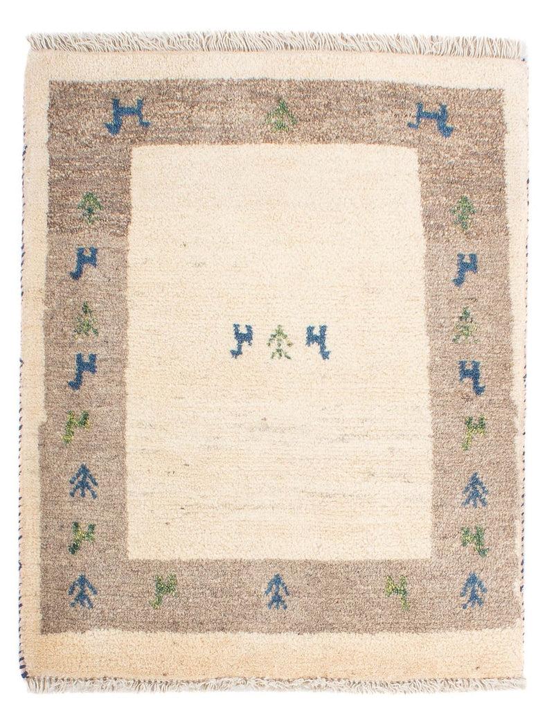 Alfombra Gabbeh - Persa - 90 x 65 cm - beige