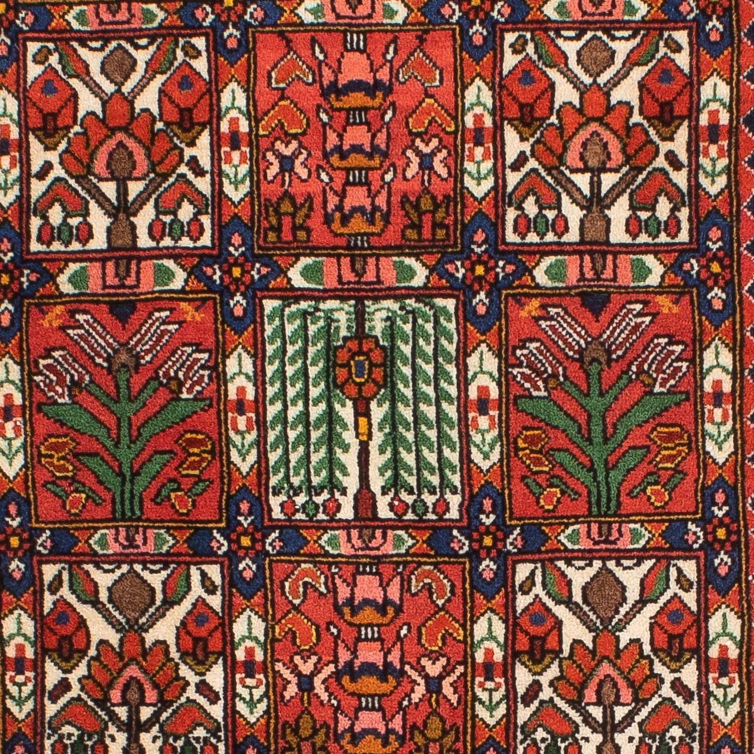 Alfombra persa - Nómada - 104 x 64 cm - multicolor