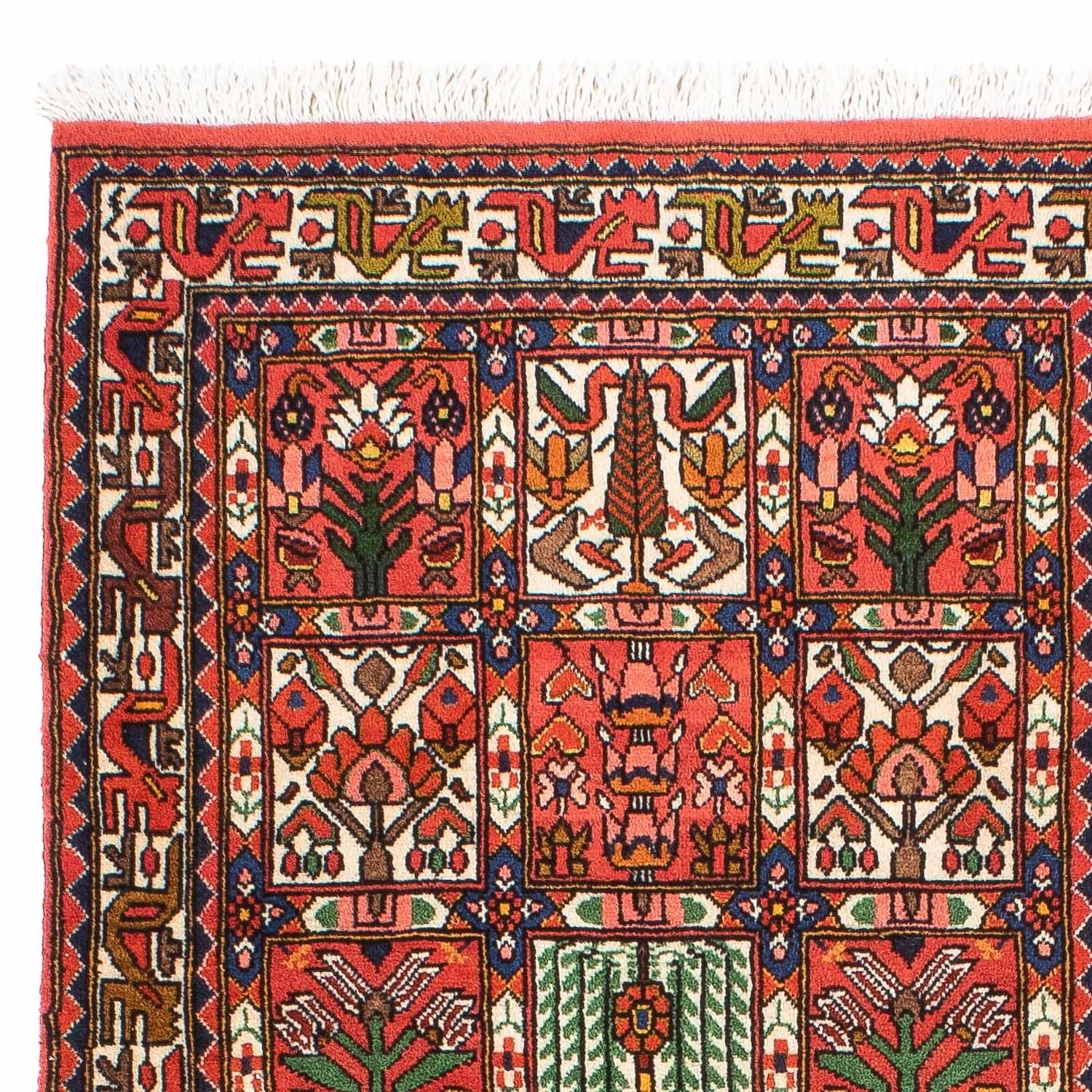 Alfombra persa - Nómada - 104 x 64 cm - multicolor