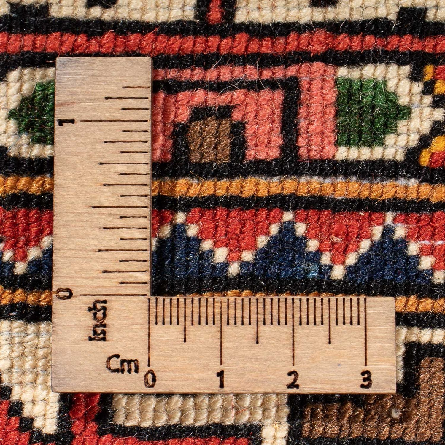Alfombra persa - Nómada - 104 x 64 cm - multicolor