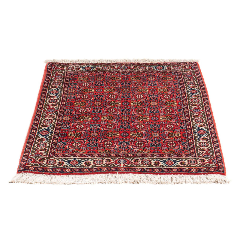 Alfombra persa - Bidjar - 94 x 74 cm - rojo