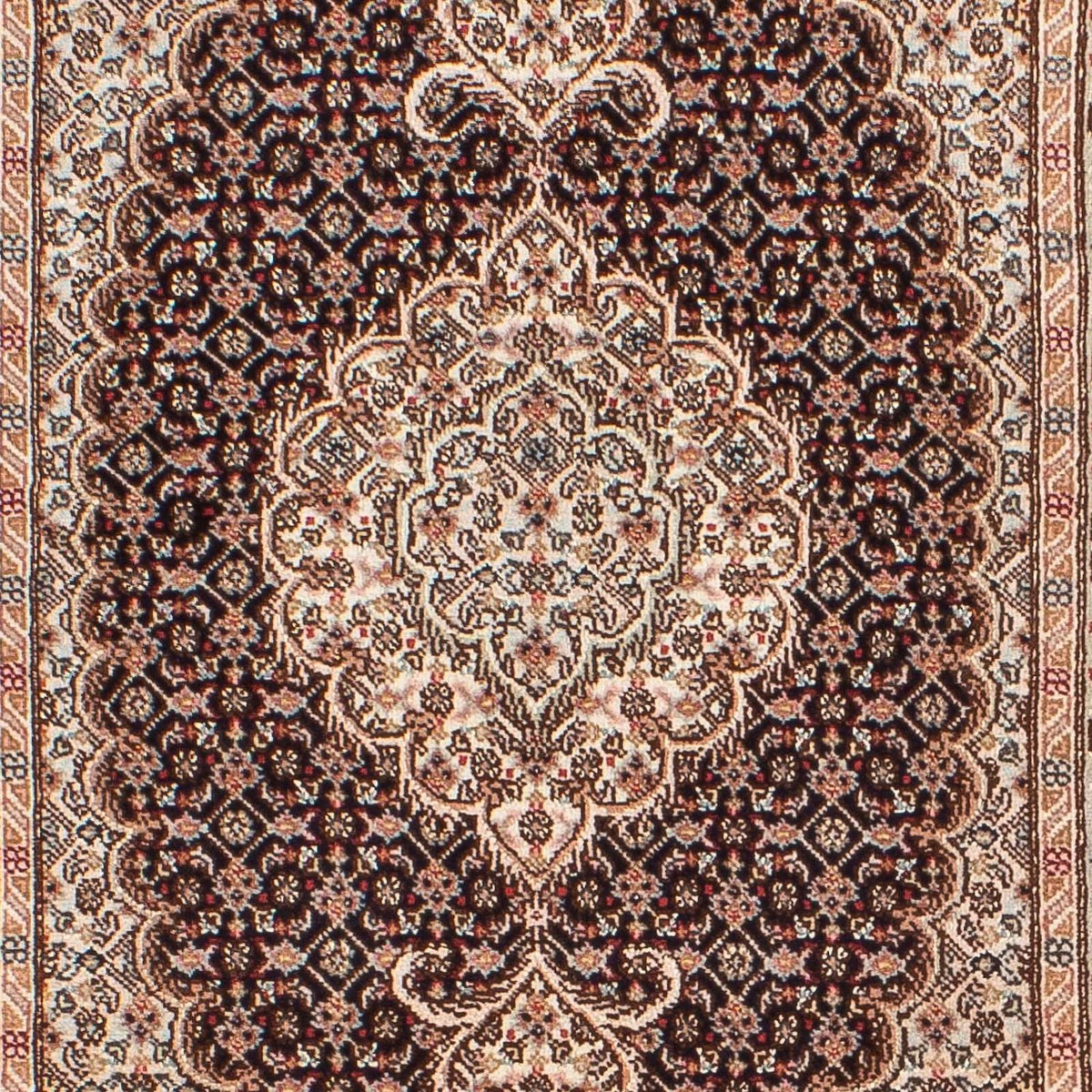 Alfombra Persa - Tabriz - Real - 95 x 60 cm - azul oscuro