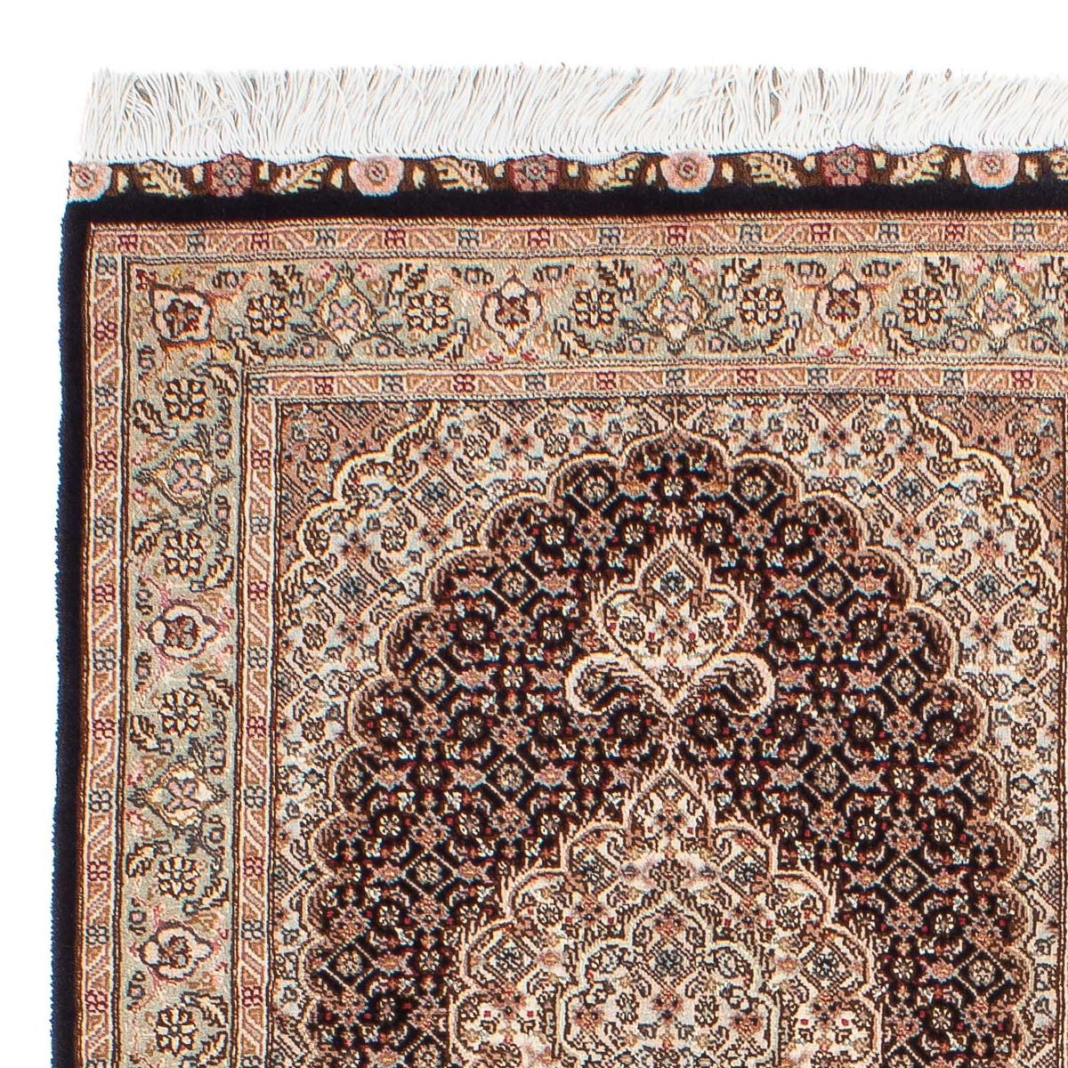 Alfombra Persa - Tabriz - Real - 95 x 60 cm - azul oscuro