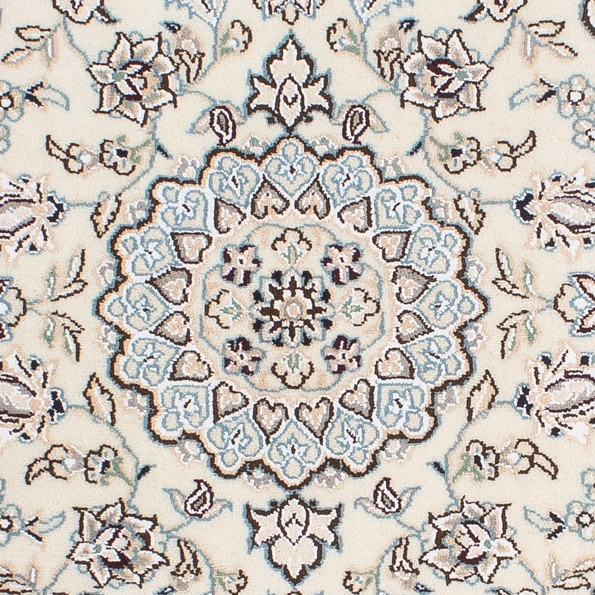 Alfombra Persa - Nain - Real - 90 x 62 cm - beige