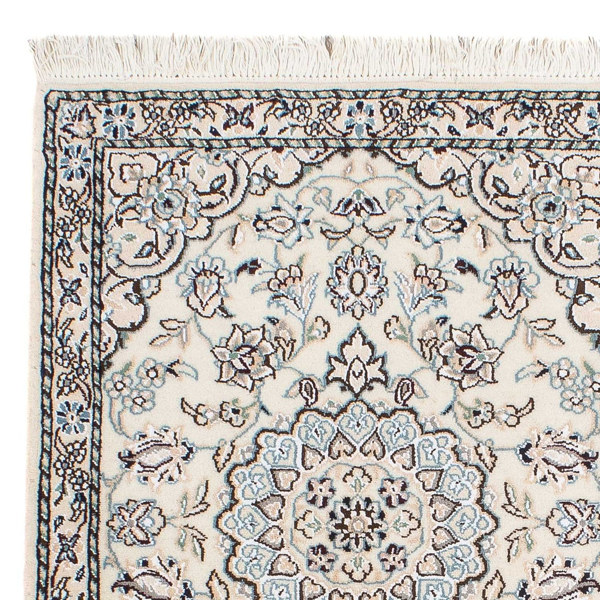 Alfombra Persa - Nain - Real - 90 x 62 cm - beige