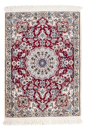 Alfombra Persa - Nain - Real - 93 x 65 cm - rojo