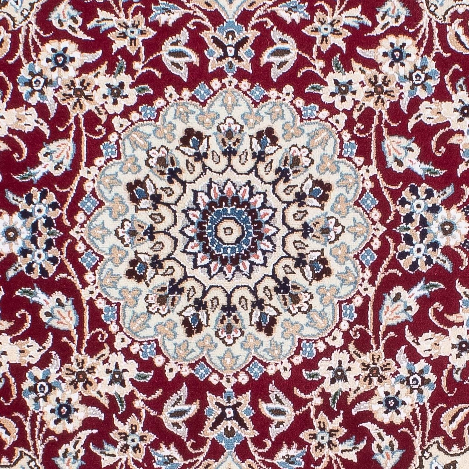 Alfombra Persa - Nain - Real - 93 x 65 cm - rojo