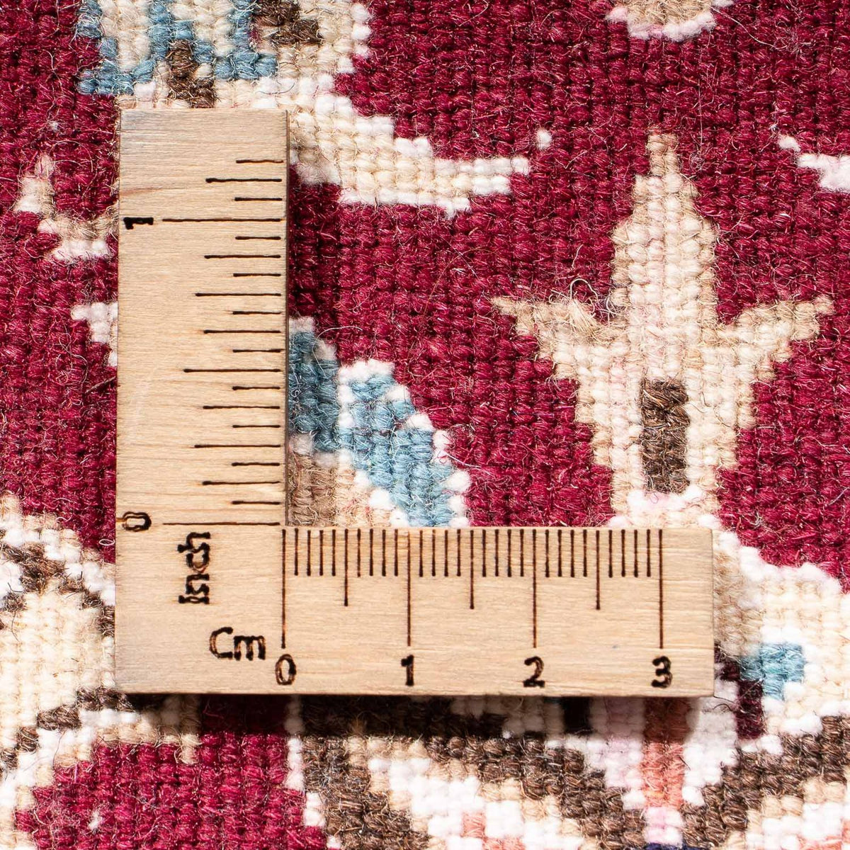 Alfombra Persa - Nain - Real - 93 x 65 cm - rojo