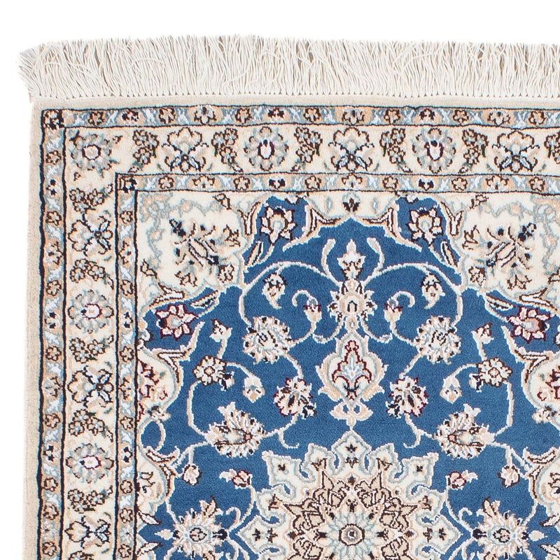 Alfombra Persa - Nain - Real - 95 x 67 cm - azul