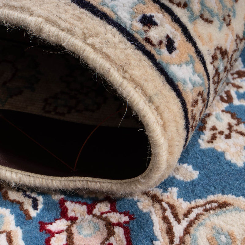 Alfombra Persa - Nain - Real - 95 x 67 cm - azul