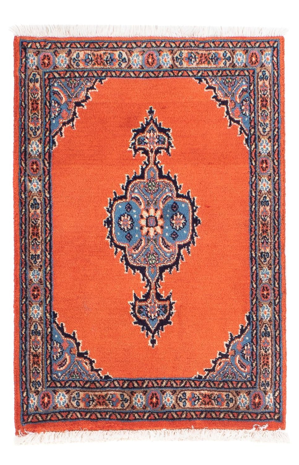 Alfombra persa - Clásica - 75 x 50 cm - naranja