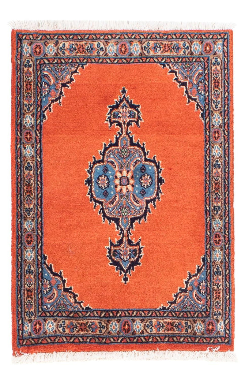 Alfombra persa - Clásica - 75 x 50 cm - naranja