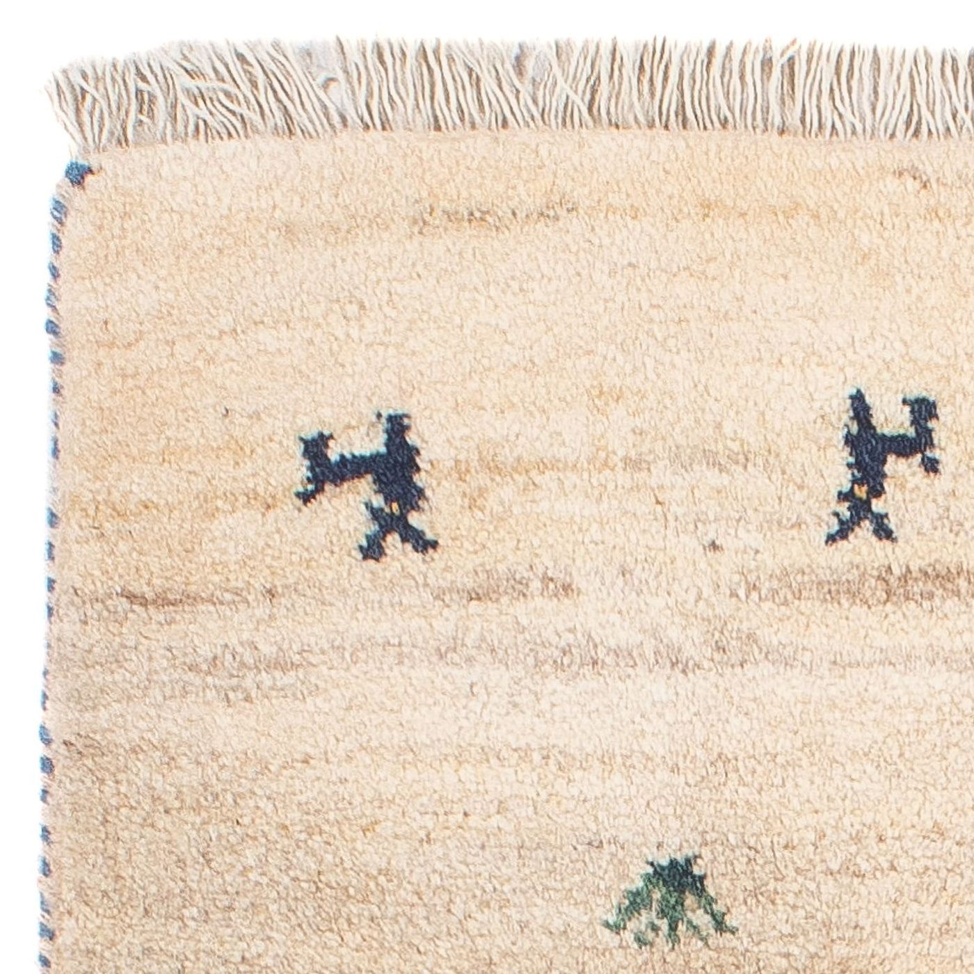 Gabbeh persa Alfombra 60x40cm - Perserteppich Wollteppich