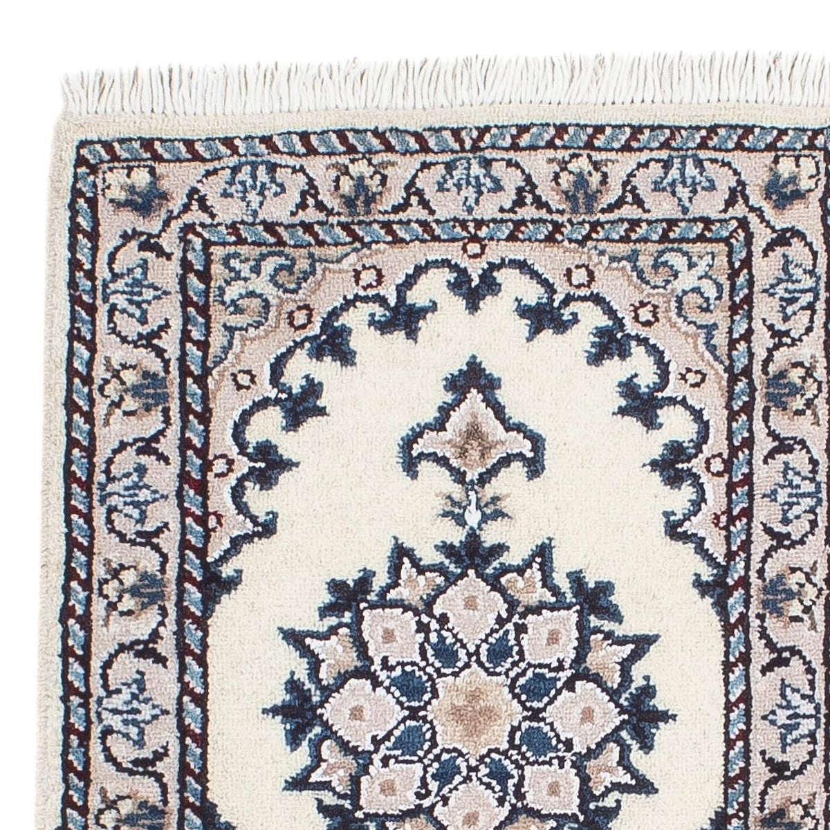Alfombra persa - Nain - 60 x 40 cm - beige