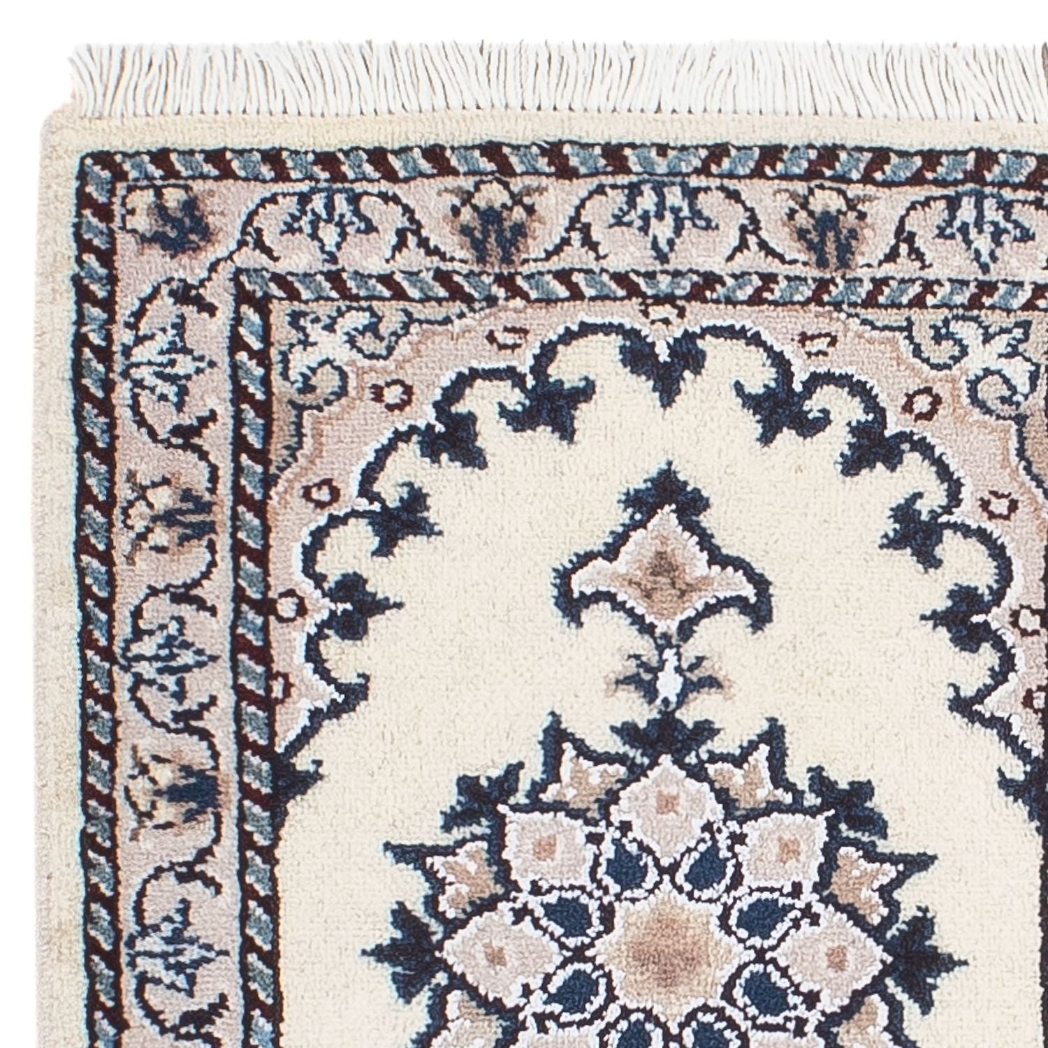 Alfombra persa - Nain - 60 x 40 cm - beige