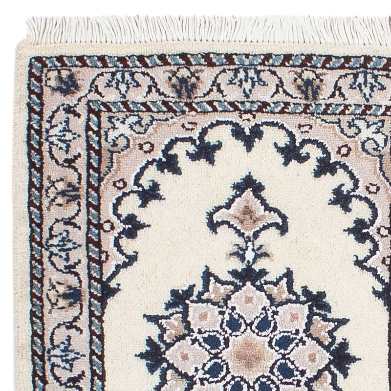 Alfombra persa - Nain - 60 x 40 cm - beige