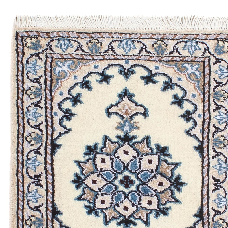Alfombra persa - Nain - 60 x 40 cm - beige