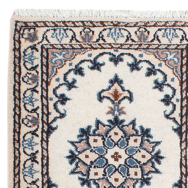 Alfombra persa - Nain - 60 x 40 cm - beige