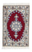 Alfombra persa - Nain - 60 x 40 cm - rojo vino