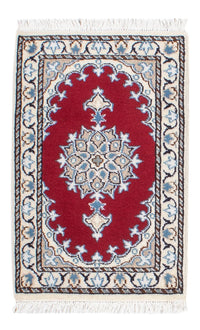 Alfombra persa - Nain - 60 x 40 cm - rojo
