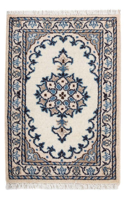 Alfombra persa - Nain - 60 x 40 cm - crema