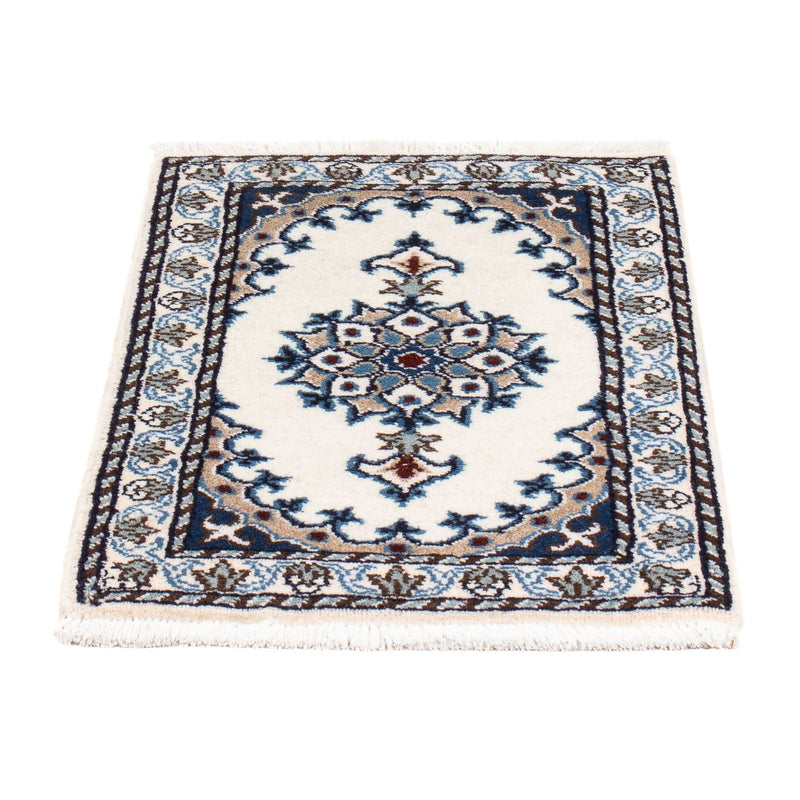 Alfombra persa - Nain - 60 x 40 cm - crema