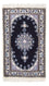 Alfombra persa - Nain - 60 x 40 cm - azul oscuro