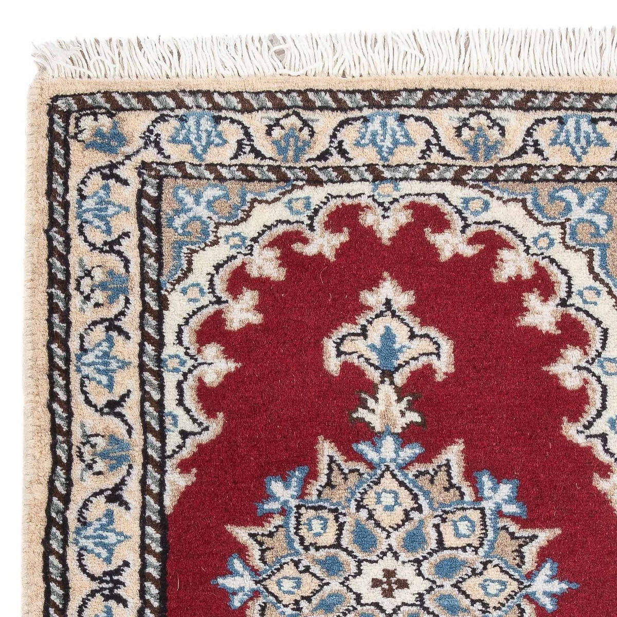 Alfombra persa - Nain - 60 x 40 cm - rojo