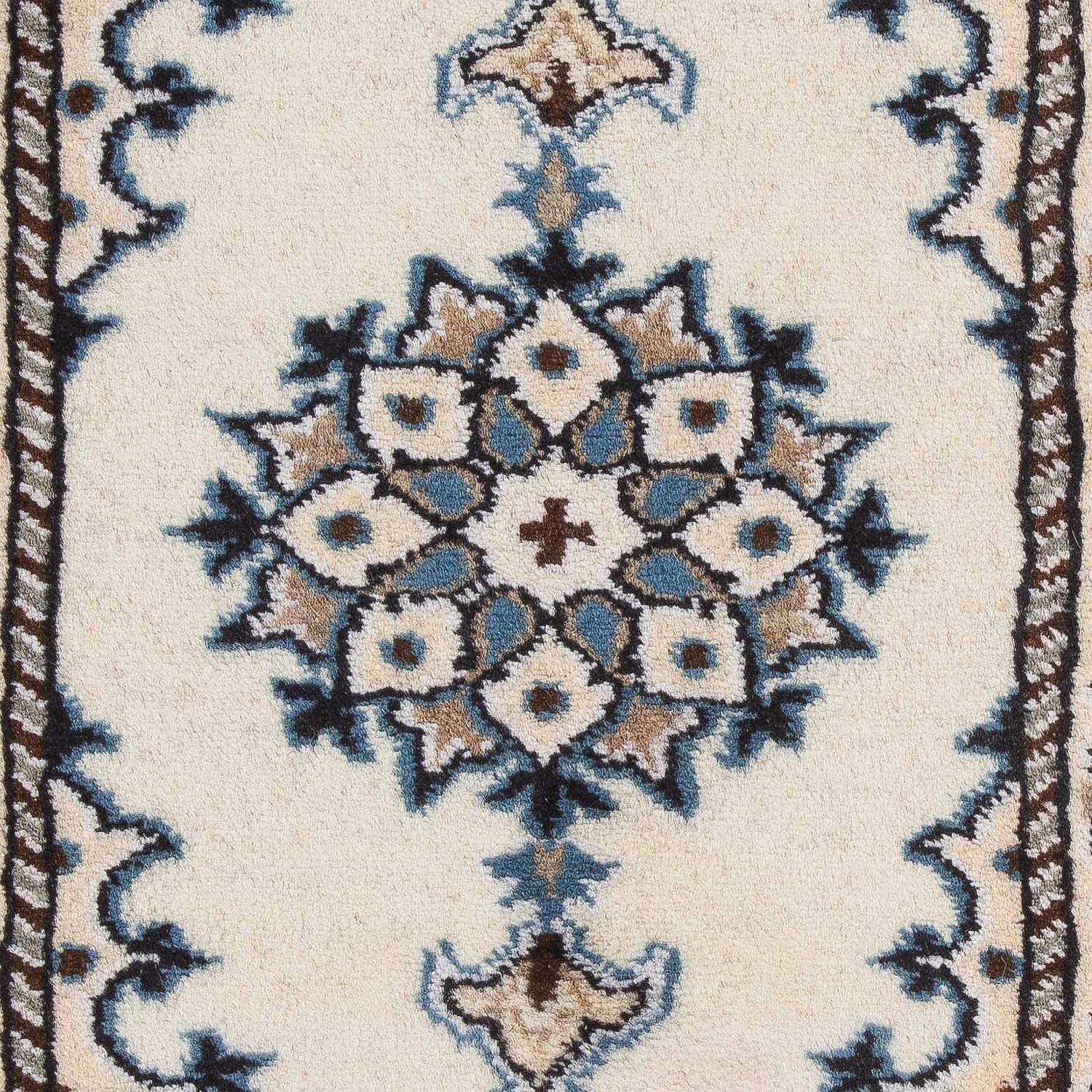 Alfombra persa - Nain - 60 x 40 cm - crema