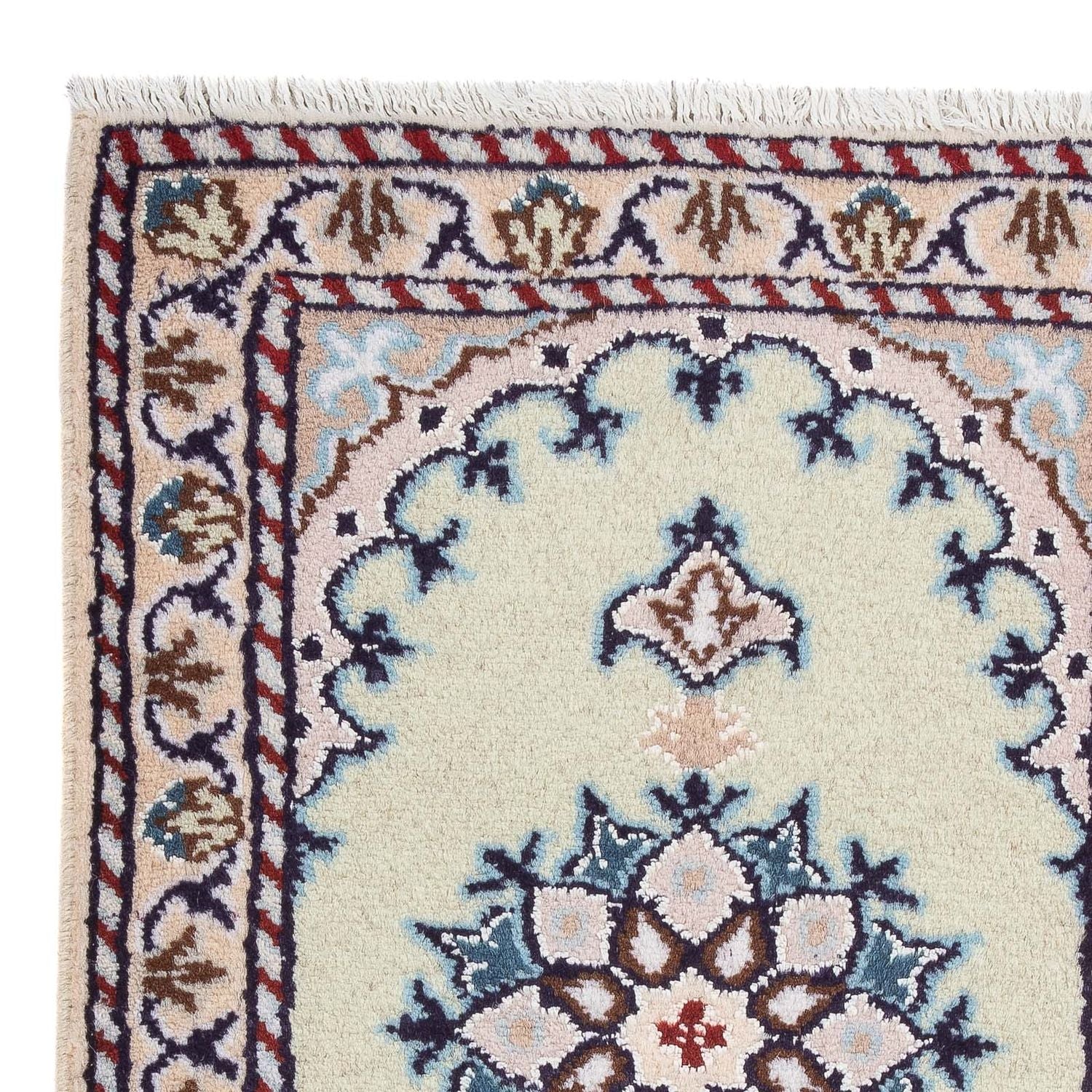 Alfombra persa - Nain - 60 x 40 cm - crema