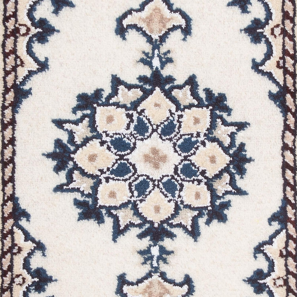 Alfombra persa - Nain - 60 x 40 cm - crema